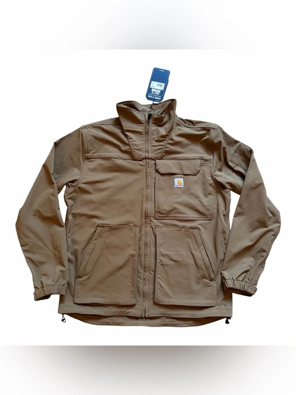 Carhartt Super Dux Relaxed Fit Lightweight Mock Neck Jacket Men's M OJ5342-M